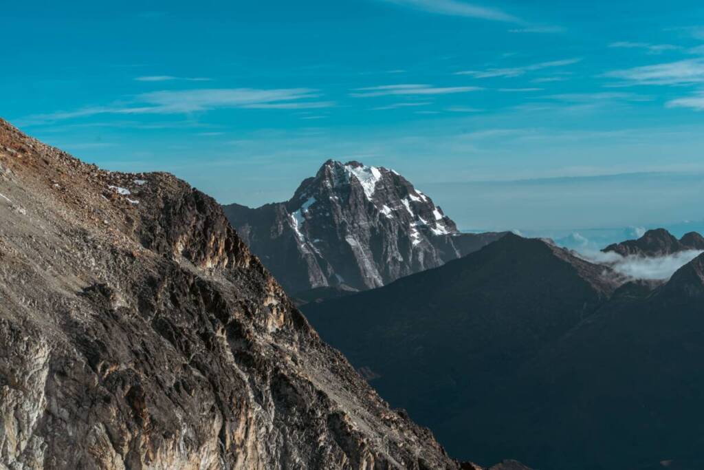 Vue sur le Mont Huayna