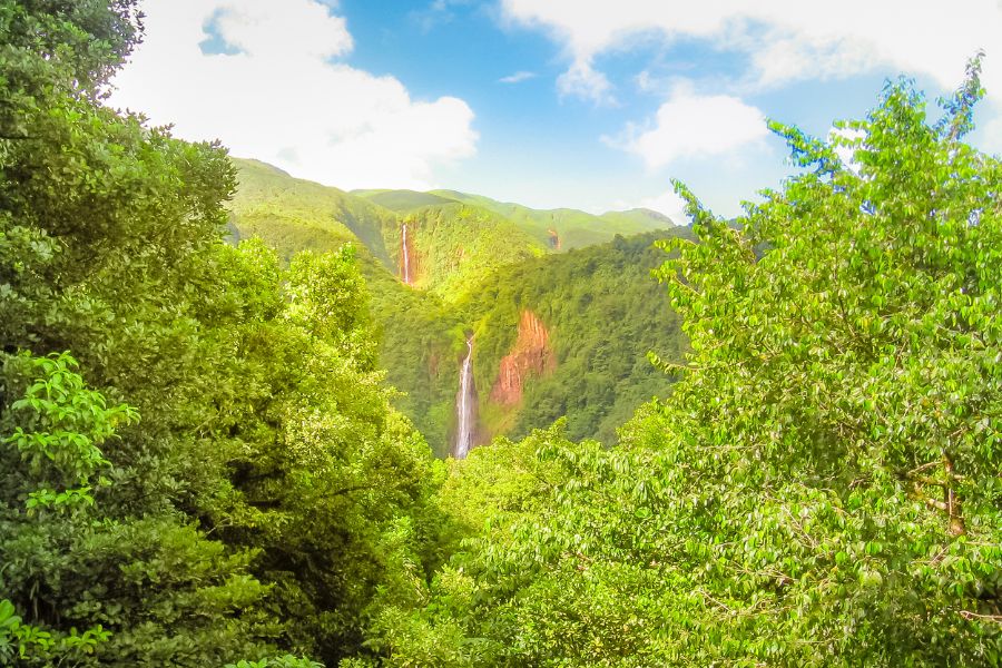 Les chutes de Carbet, Guadeloupe