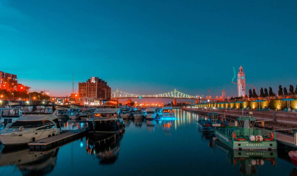 Port de Montréal au Canada