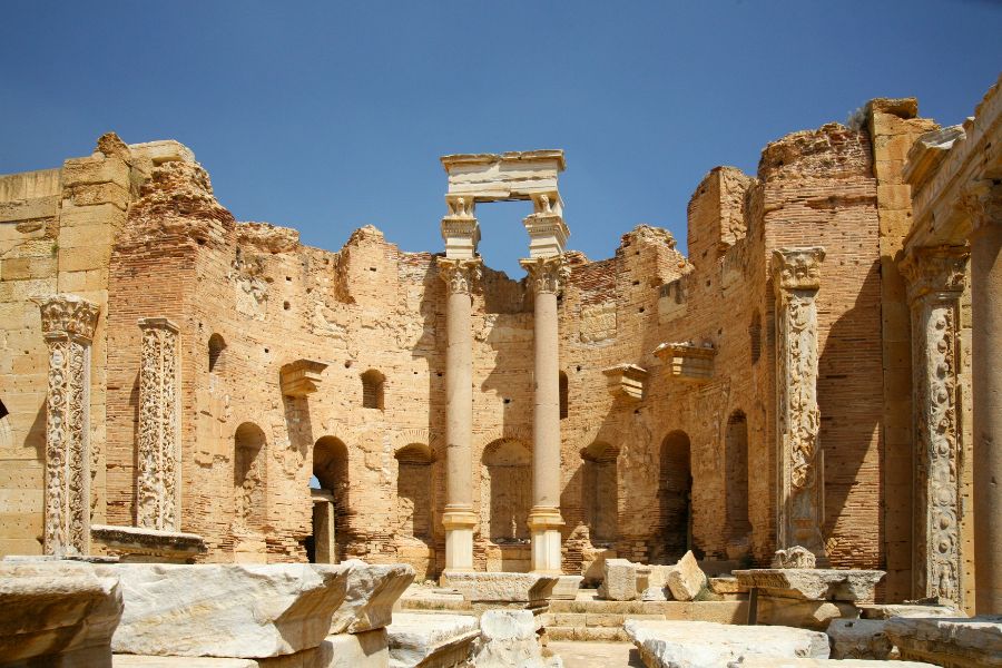 Leptis Magna, une ancienne cité romaine