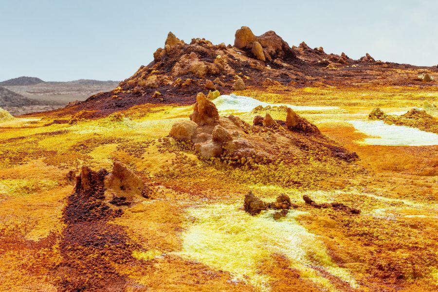 Dallol, l'une des régions les plus chaudes de la planète