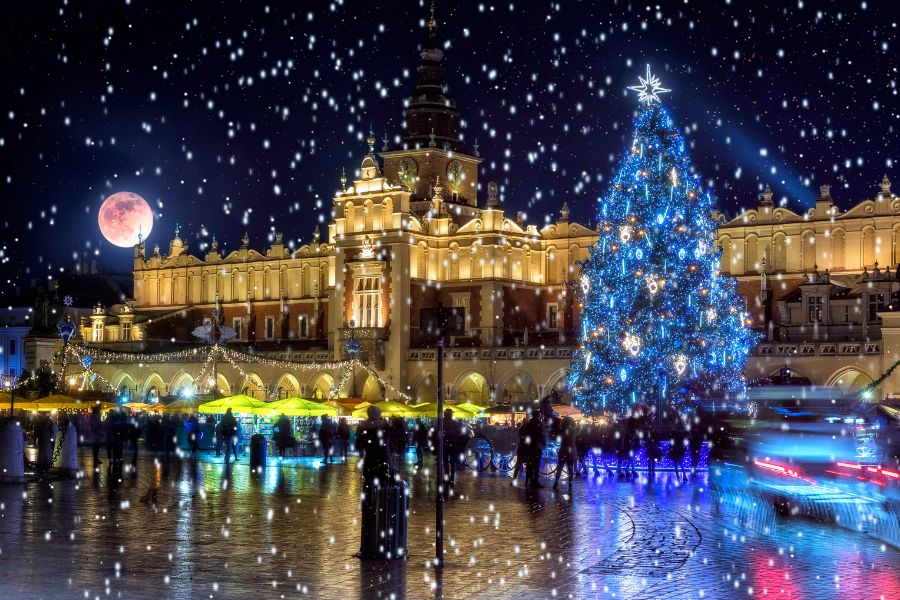 Marché de Noël à Cracovie