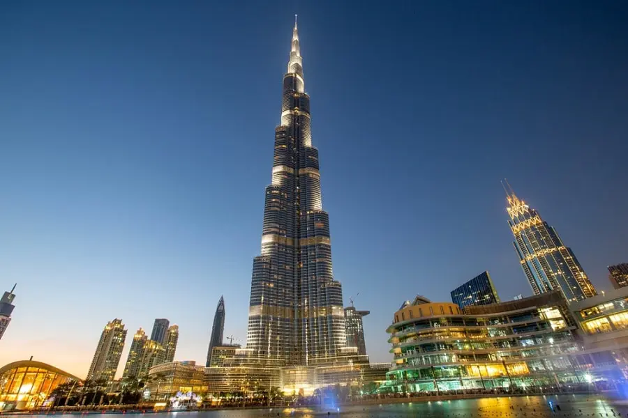 Bâtiment Burj Khalifa à Dubaï