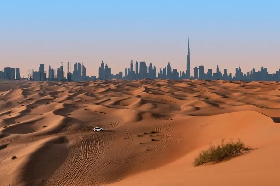 Le désert de Dubaï