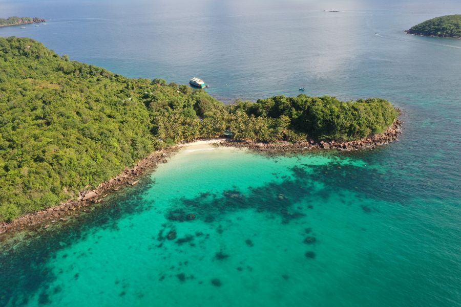 Plage sur l’île de Phu Quoc au Vietnam