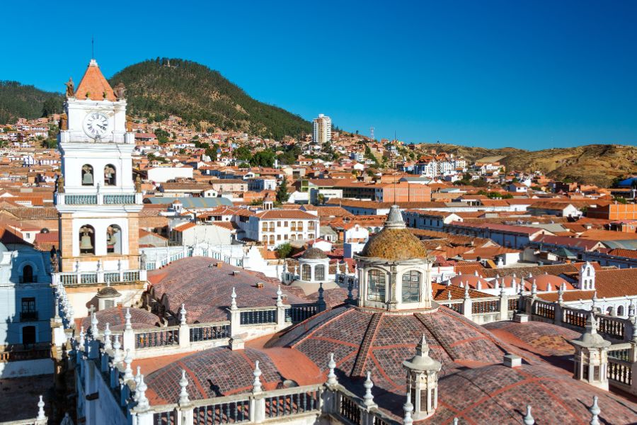 La ville de Sucre en Bolivie