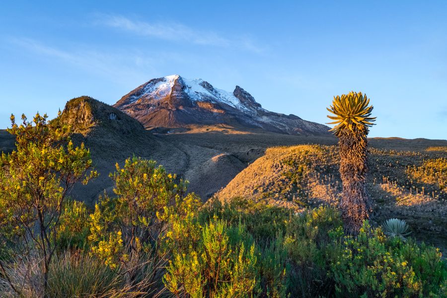 Volcan Tolima en Colombie