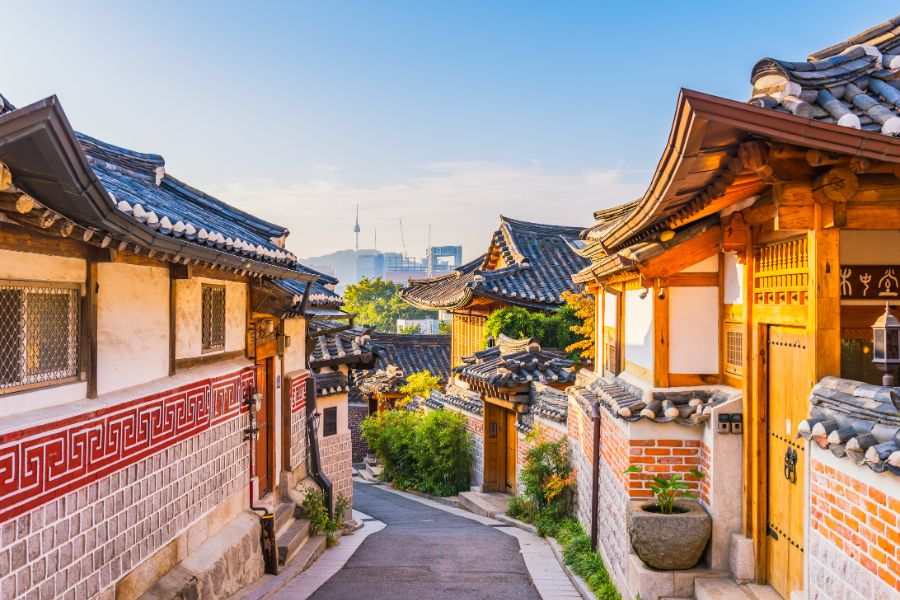 Une visite à Bukchon, un quartier traditionnel