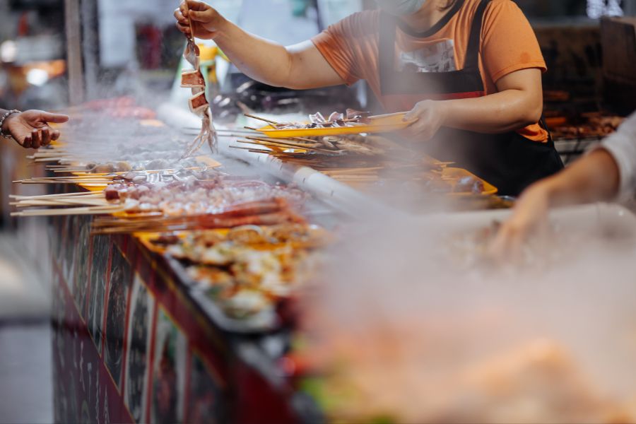 Une dégustation au marché de Gwangjang