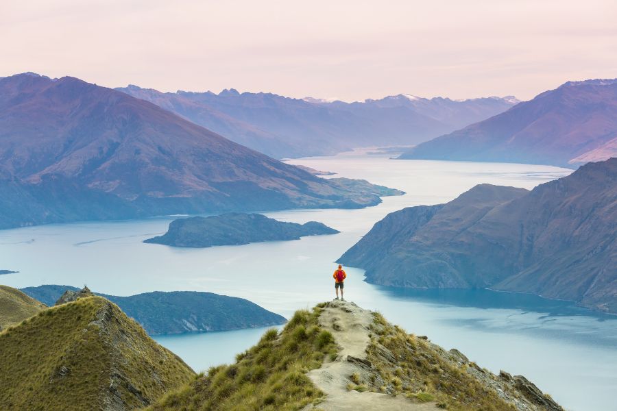 Vue sur le lac Wanaka