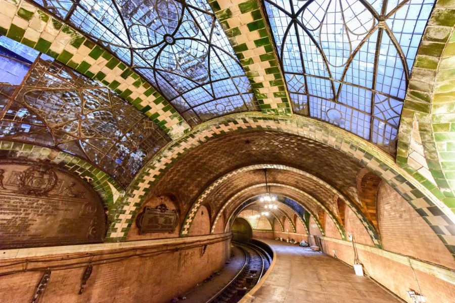 Station de métro City Hall à Manhattan