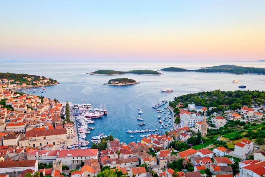 Vue de Hvar