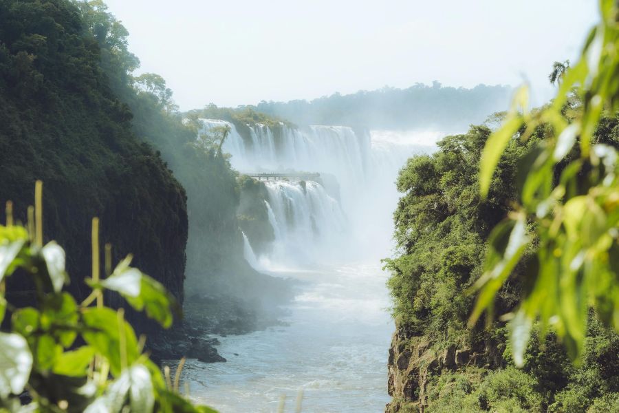 Les chutes d’Iguazu, uniques au monde. 