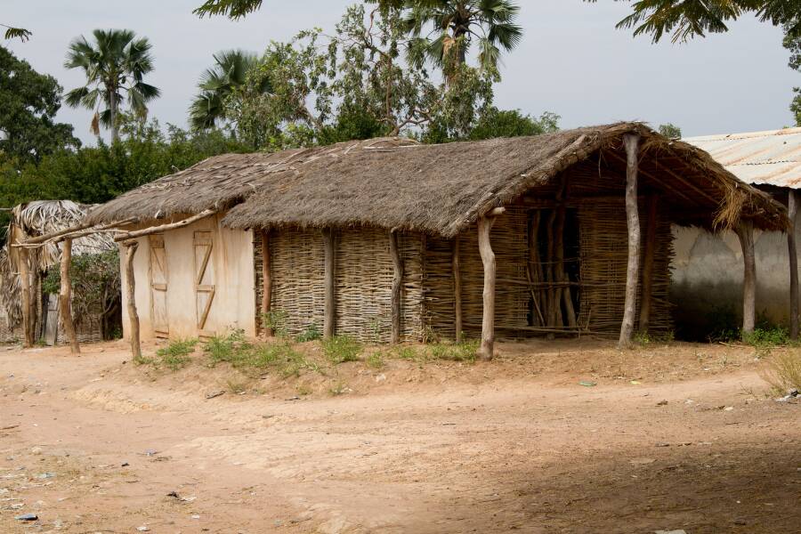 Maison traditionnelle à Dindefelo
