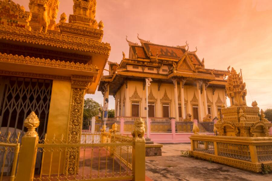 Battambang, temple de Sangkae