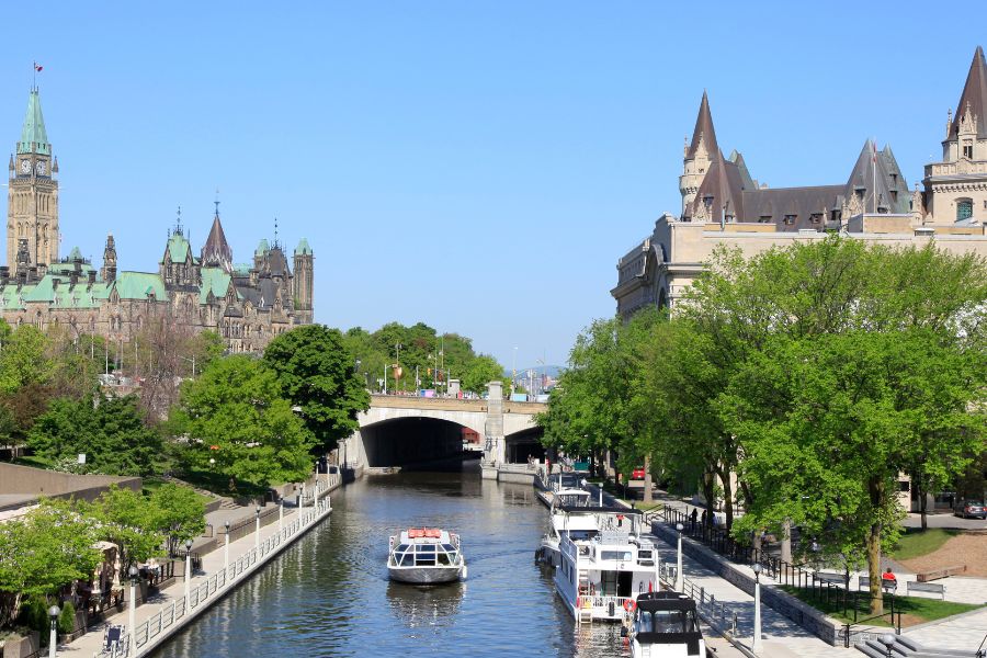 Le Canal Rideau, Canada
